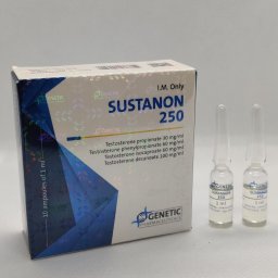 Sustanon 250 - Testosterone Decanoate,Testosterone Phenylpropionate,Testosterone Propionate,Testosterone Isocaproate by Genetic Pharmaceuticals