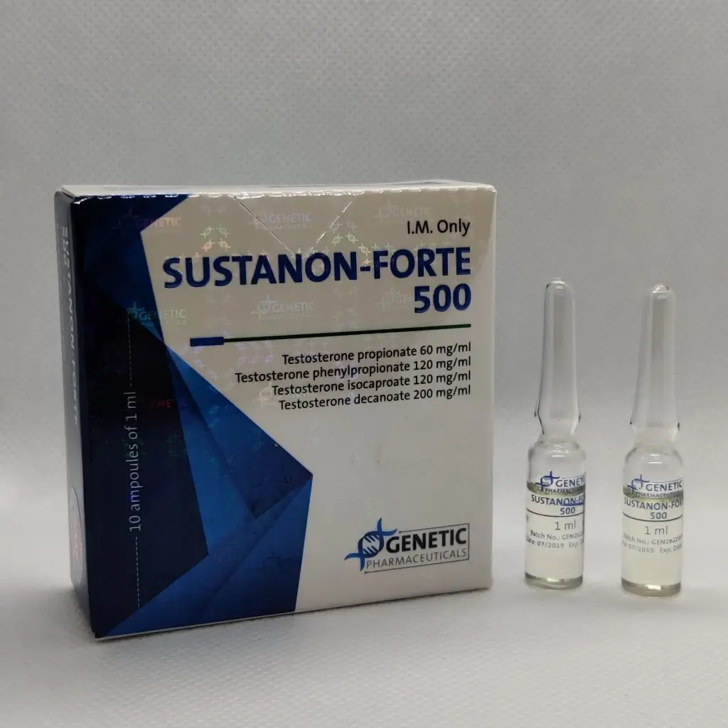 Sustanon-Forte 500 - Testosterone Decanoate,Testosterone Phenylpropionate,Testosterone Propionate,Testosterone Isocaproate by Genetic Pharmaceuticals Sustanon-Forte 500 - Testosterone Decanoate,Testosterone Phenylpropionate,Testosterone Propionate,Testosterone Isocaproate by Genetic Pharmaceuticals