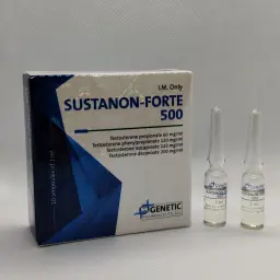 Sustanon-Forte 500 - Testosterone Decanoate,Testosterone Phenylpropionate,Testosterone Propionate,Testosterone Isocaproate by Genetic Pharmaceuticals
