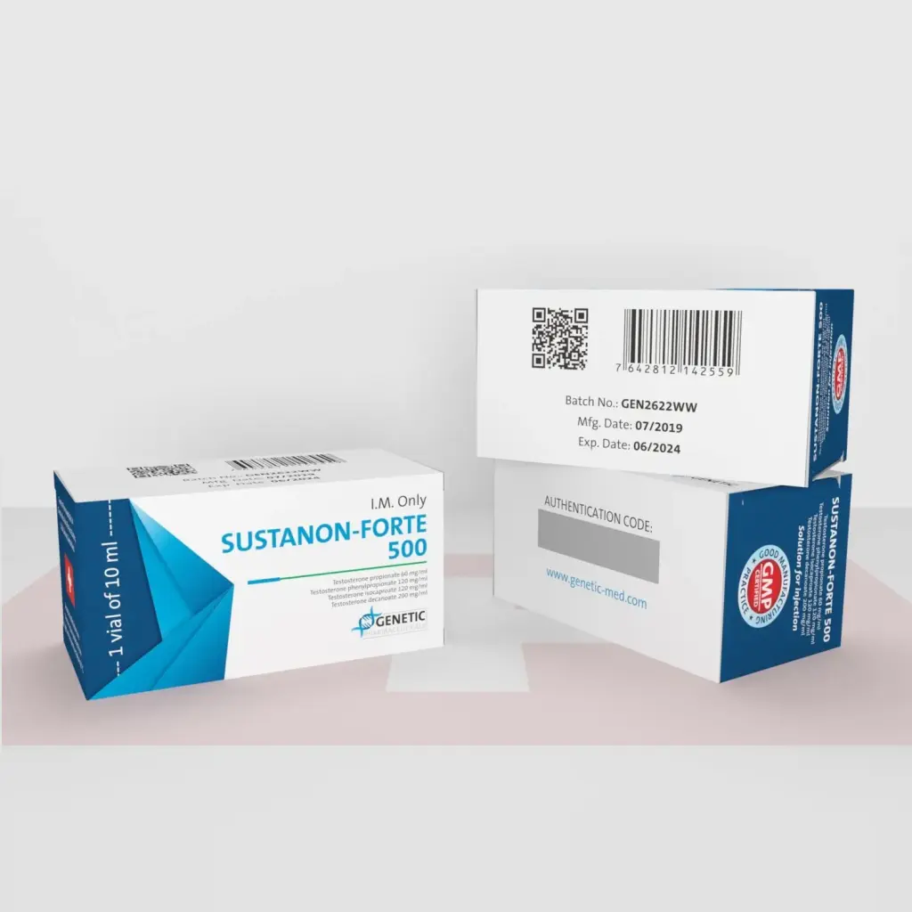 Sustanon-Forte 500 - Testosterone Decanoate,Testosterone Phenylpropionate,Testosterone Propionate,Testosterone Isocaproate by Genetic Pharmaceuticals Sustanon-Forte 500 - Testosterone Decanoate,Testosterone Phenylpropionate,Testosterone Propionate,Testosterone Isocaproate by Genetic Pharmaceuticals