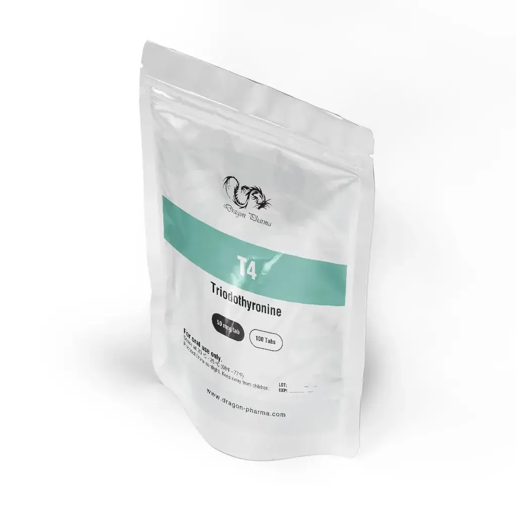 T4 50 mcg - Triodothyronine by Dragon Pharma, Europe T4 50 mcg - Triodothyronine by Dragon Pharma, Europe