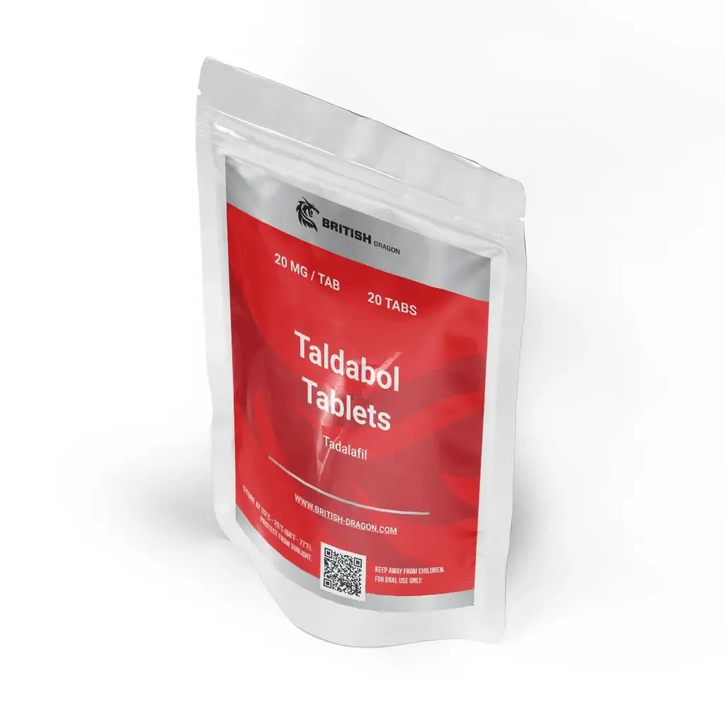 Taldabol 20 mg (20 Tablets) - Tadalafil by British Dragon Pharmaceuticals