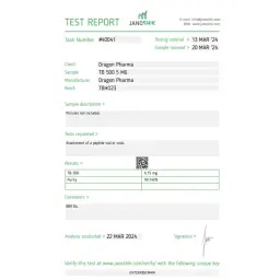 TB 500 5 mg - Thymosin Beta 4 by Dragon Pharma, Europe