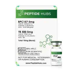 TB 500/BPC 157 10 mg - Thymosin Beta 4,Body Protective Compound 157 by Peptide Hubs