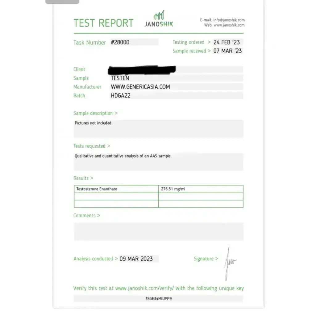 Testen - Testosterone Enanthate by Generic Asia Testen - Testosterone Enanthate by Generic Asia