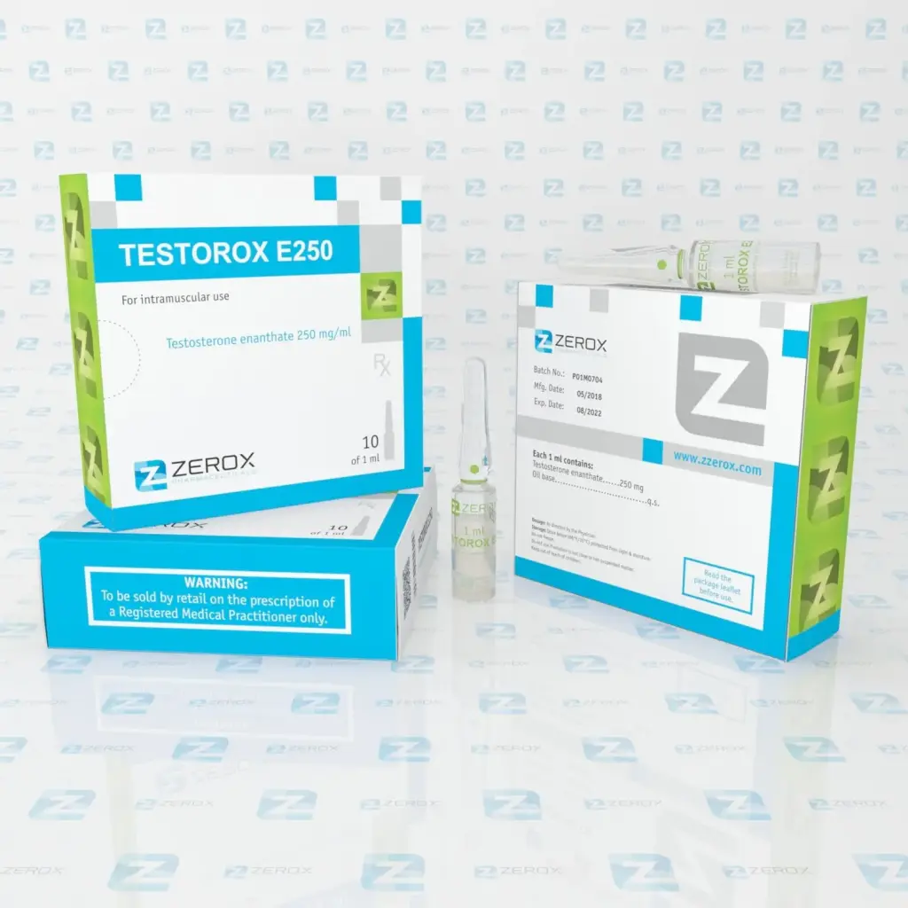Testorox E250 - Testosterone Enanthate by Zerox Pharmaceuticals Testorox E250 - Testosterone Enanthate by Zerox Pharmaceuticals