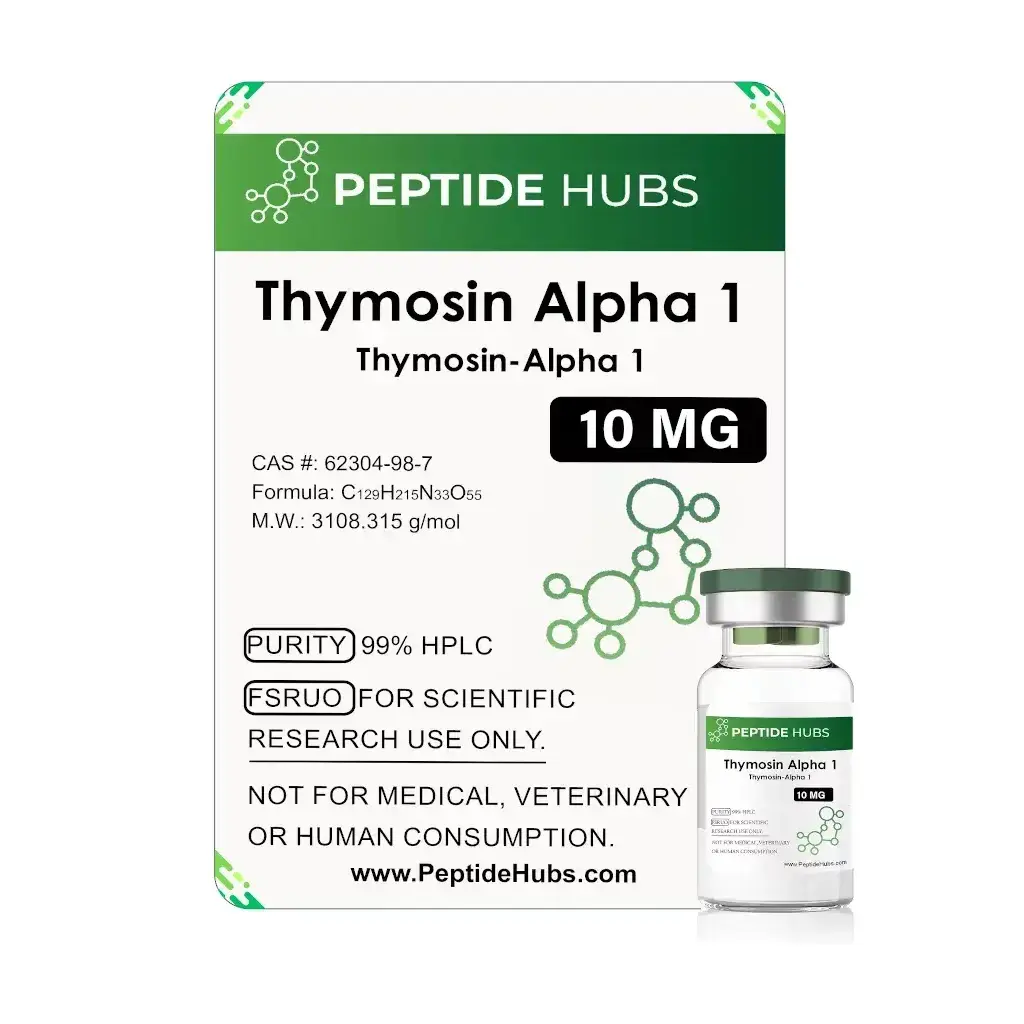 Thymosin Alpha-1 10 mg - Thymosin Alpha-1 by Peptide Hubs