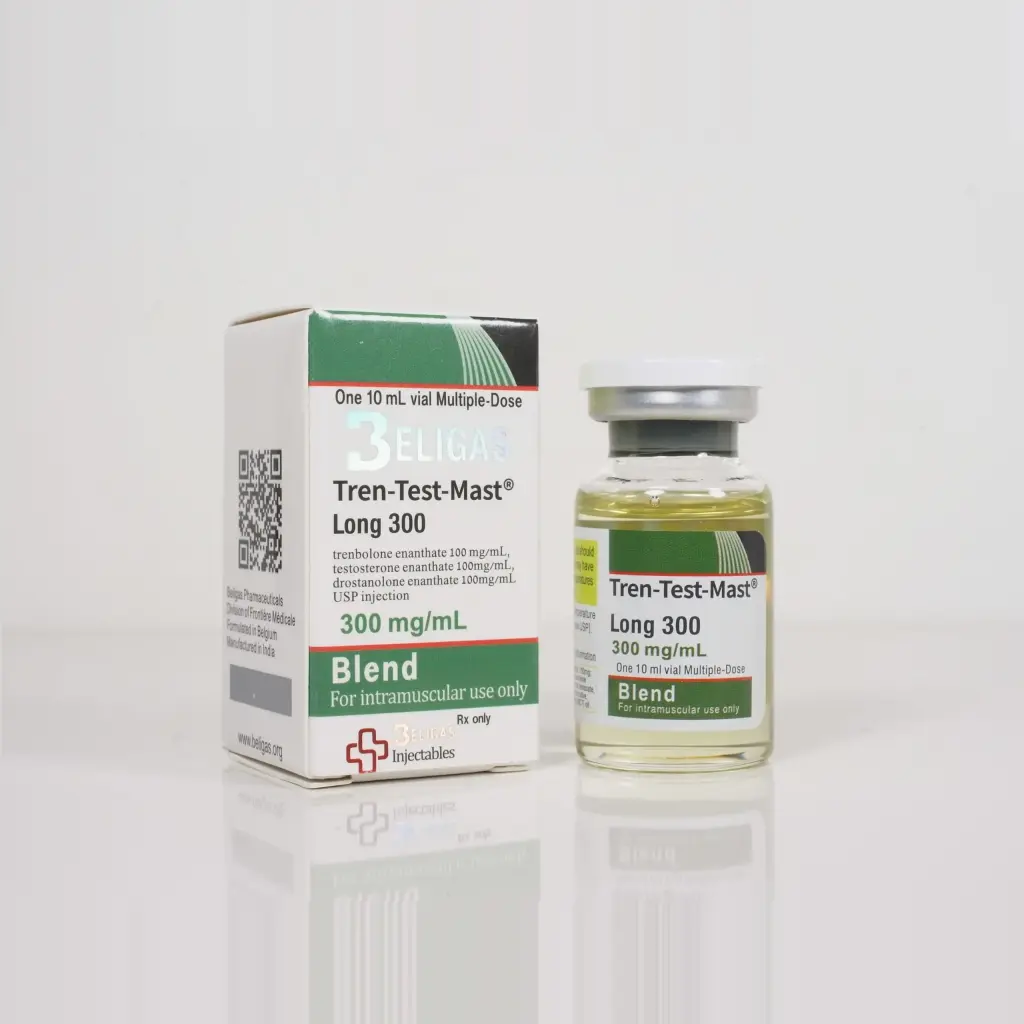 Tren-Test-Mast-Long 300 - Trenbolone Enanthate,Testosterone Enanthate,Drostanolone Enanthate by Beligas Pharmaceuticals Tren-Test-Mast-Long 300 - Trenbolone Enanthate,Testosterone Enanthate,Drostanolone Enanthate by Beligas Pharmaceuticals