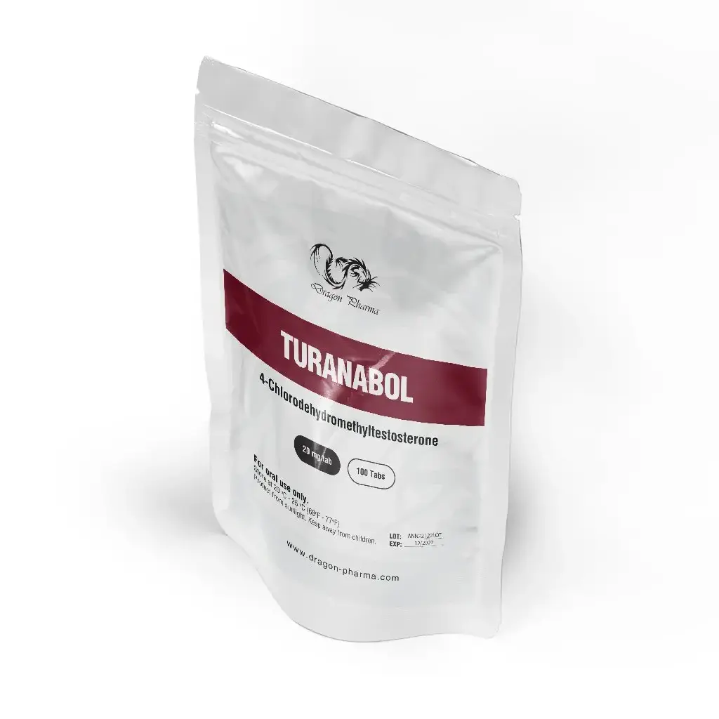 Turanabol 20 mg - 4-Chlorodehydromethyltestosterone by Dragon Pharma, Europe Turanabol 20 mg - 4-Chlorodehydromethyltestosterone by Dragon Pharma, Europe