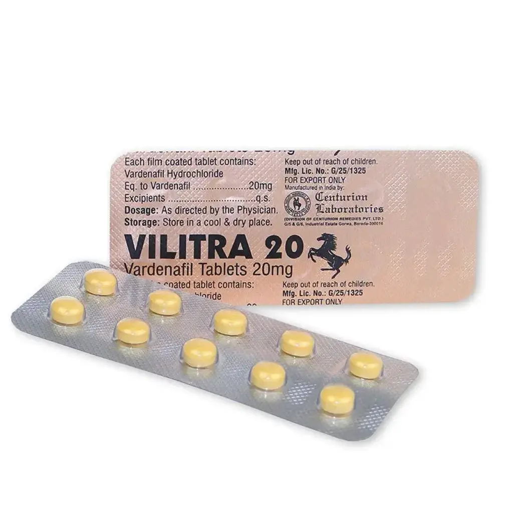 Vilitra 20 - Vardenafil by Centurion Laboratories Vilitra 20 - Vardenafil by Centurion Laboratories