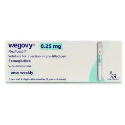 Wegovy 0.25 mg - Semaglutide by Novo Nordisk
