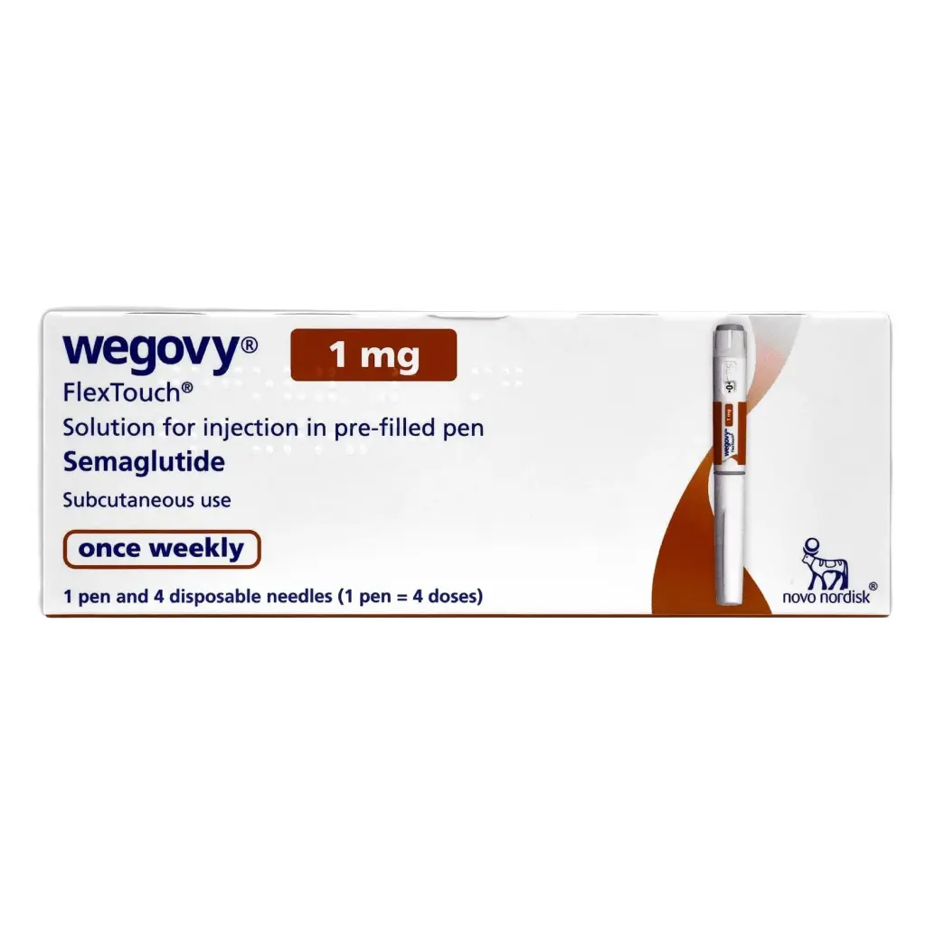 Wegovy 1 mg - Semaglutide by Novo Nordisk Wegovy 1 mg - Semaglutide by Novo Nordisk